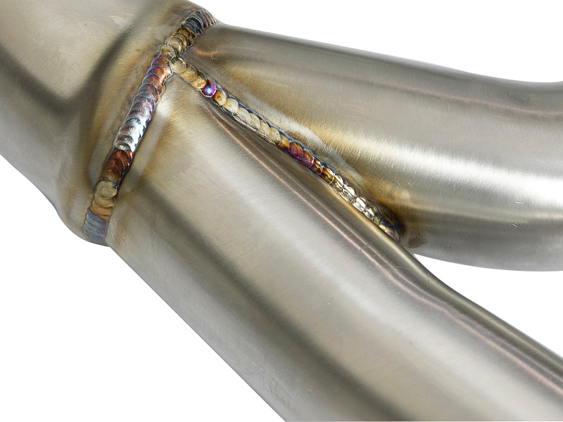 aFe MACH Force-Xp 2-1/2in Stainless Steel Axle-Back Exhaust with CF 2015-2019 BMW M3/M4 (F80/82/83) - photo 3