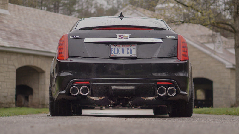 Stainless Works 2016-2018 Cadillac CTS-V Sedan Cat-Back System Resonated X-Pipe Dual-Mode Mufflers - photo 3