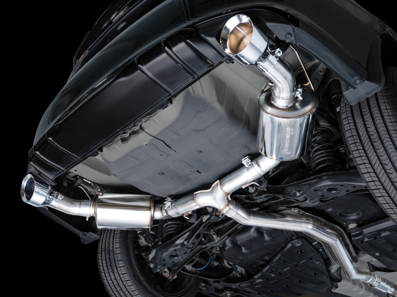 AWE Tuning 2022+ Honda Civic Si/Acura Integra Touring Edition Cat-Back Exhaust - Dual Chrome Silver Tip - photo 4