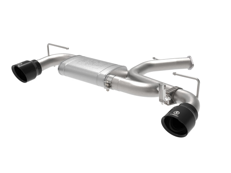 aFe 2021-2022 Hyundai Veloster N L4-2.0L Takeda 3in 304 Stainless Steel Axle-Back Exhaust System with Black Tip