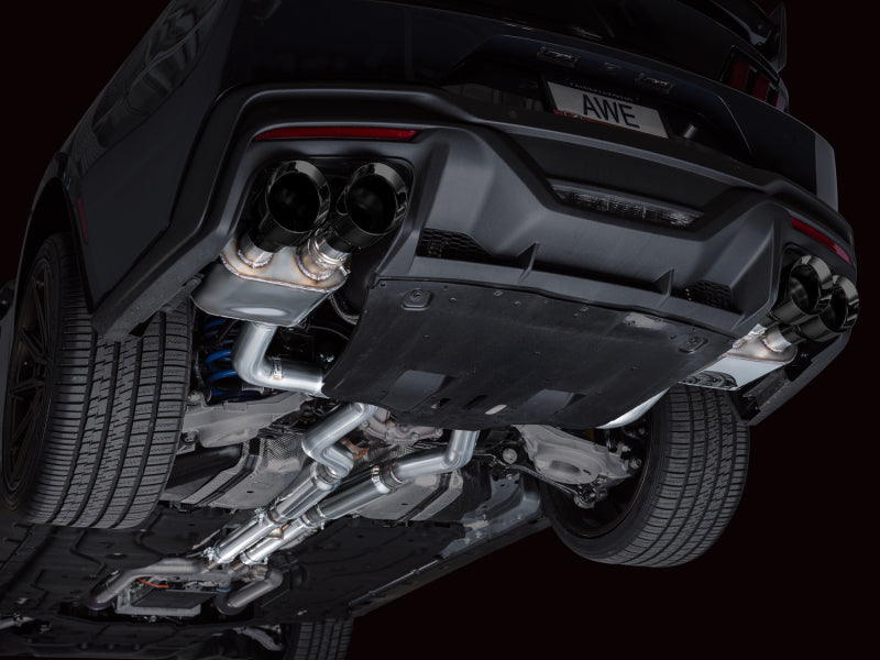 AWE Tuning 2024 Ford Mustang Dark Horse S650 RWD SwitchPath Cat-Back Exhaust with Quad Diamond Black Tips - photo 4