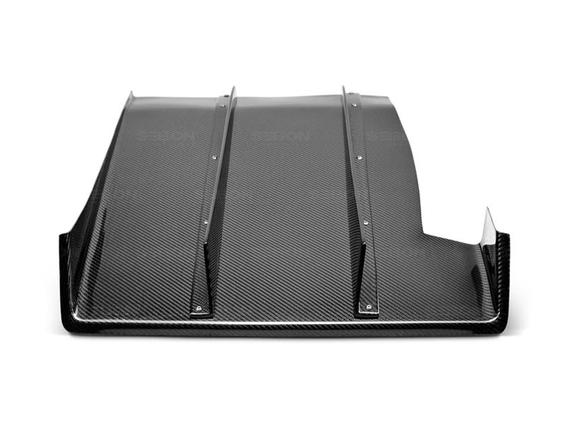 Seibon 2006-2007 Subaru WRX Carbon Fiber Rear Diffuser - photo 2