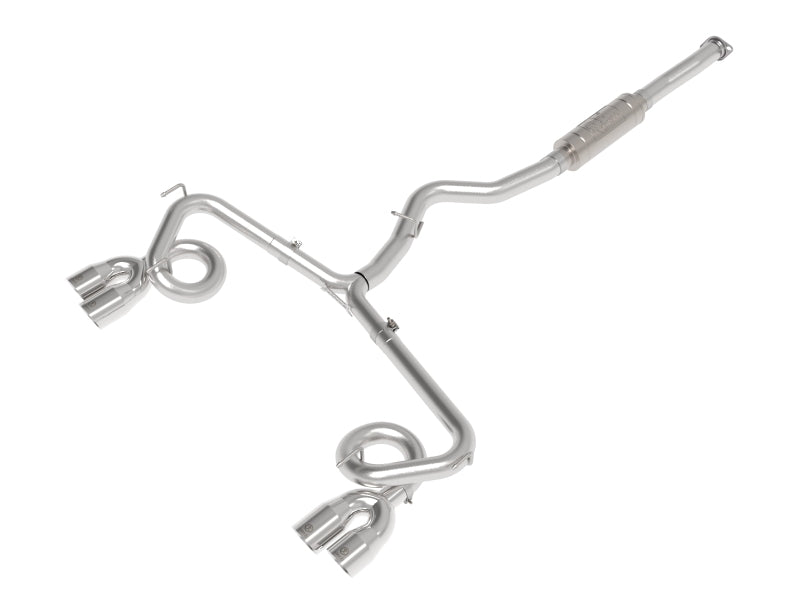 aFe Subaru WRX/STi 2015-2021 H4-2.0/2.5L Takeda 3in to 2-1/2in Stainless Steel Cat-Back Exhaust with Polished Tip - photo 2