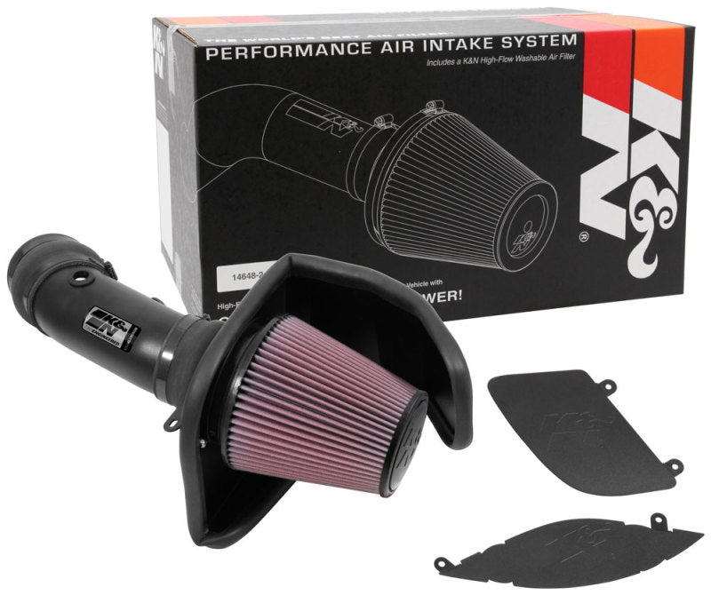 K&N 2017 Dodge Challenger Hellcat SC V8-6.2L F/l Typhoon Air Intake (knn69-2553TTK) - photo 9