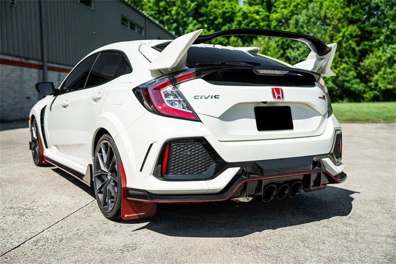 CORSA Performance 2017-2021 Honda Civic Type R Xtreme Cat-Back Tri Rear Exit with 4.5in Black Pro-Series Tips - photo 2