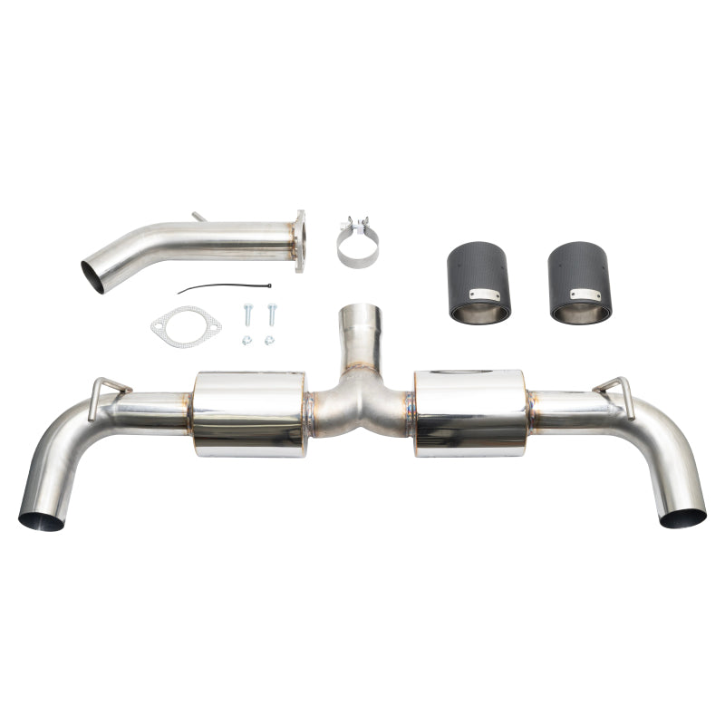 Injen 2019-2022 Hyundai Veloster N L4 2.0L Turbo Performance SS Axle-Back Exhaust System - Carbon Tips