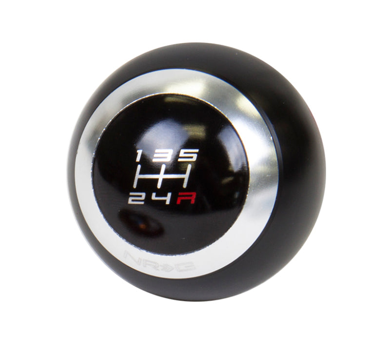 NRG Shift Knob - Black (Includes 4 Interchangeable Rings) (SK-016BK)