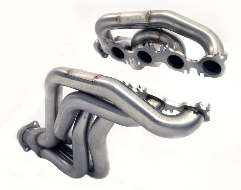Kooks Headers 2020+ Mustang GT500 5.2L 2in x 3in Stainless Steel Headers with GREEN Catted Connection Pipe