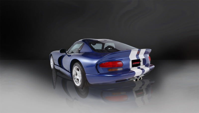 CORSA Performance 1996-2002 Dodge Viper GTS 8.0L V10 Polished Sport Cat-Back Exhaust with 3in Inlet - photo 3