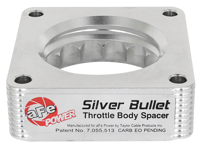 aFe Silver Bullet Throttle Body Spacer 2003-2006 Nissan 350Z V6 3.5L (VQ35DE) (afe46-36008) - photo 3