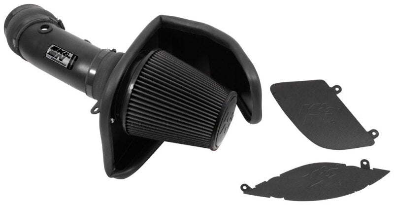 K&N 2017-2023 Dodge Charger/Challenger Hellcat SC 6.2L V8 DRYFLOW Performance Air Intake System (knn30-2553TTK)