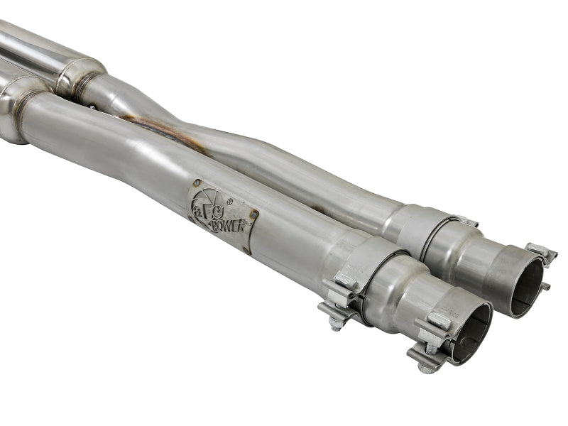 aFe MACH Force-Xp 3in 304 Stainless Steel Loud Tone Cat-Back with Black Tips 2015-2017 Ford Mustang V6-3.7L/V8-5.0L - photo 3