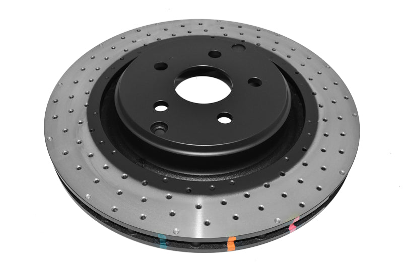 DBA Chevrolet Camaro (5th Gen) / Camaro (6th Gen) 4000 Series XD Drilled & Dimpled Rear Brake Rotor (DBA42605XD)