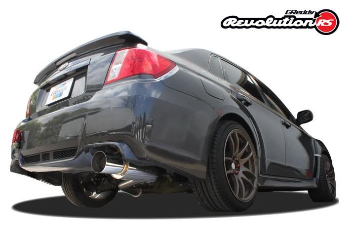 GReddy 2011-2014 Subaru WRX/STI (Sedan) 76mm Single Side Cat-Back Revolution RS Exhaust