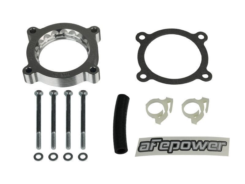 aFe 2011-2014 Ford Mustang/ 2011-2014 Ford F-150 V6 3.7L Silver Bullet Throttle Body Spacer - Silver (afe46-33016) - photo 4