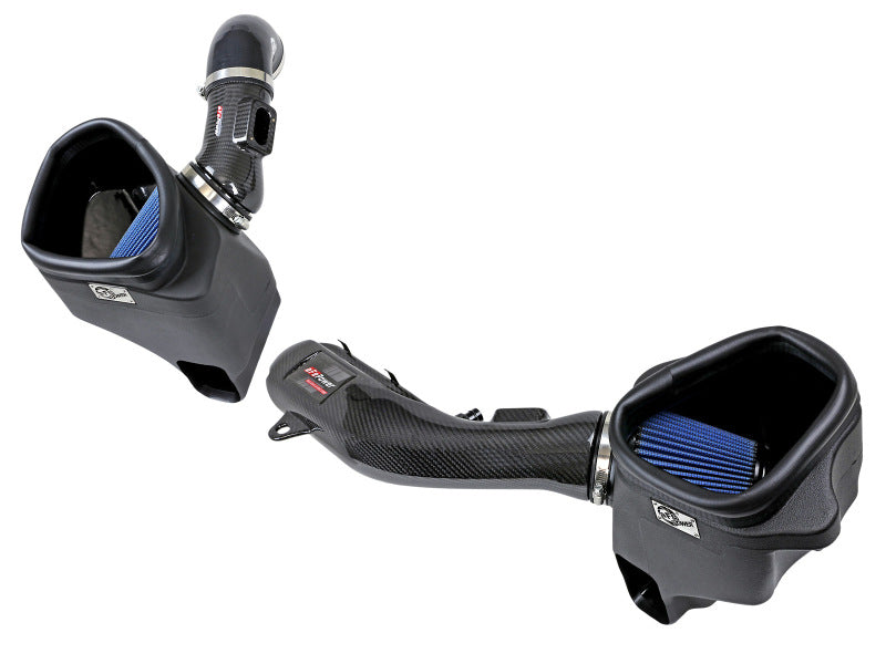 aFe Track Series Stg 2 Carbon Fiber Intake w/Pro 5R Media 2015-2020 BMW M3/M4(F80/82/83) L6-3.0L(tt) S55 (afe57-10006R)