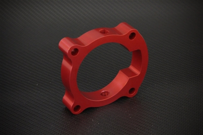 Torque Solution Throttle Body Spacer (Red): Hyundai Genesis Coupe 2.0T 2010-2012 (tqsTS-TBS-018R)