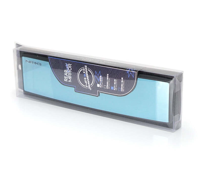 NRG 300mm Wide Panorama Clip-on Rearview Mirror - Convex w/ Blue Tint (IM-300CBL) - photo 2