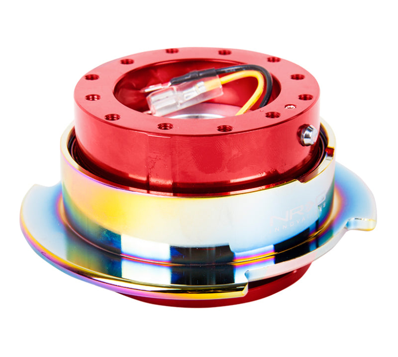 NRG Quick Release Gen 2.5 - Red Body / Neochrome Ring (SRK-250RD/MC) - photo 3