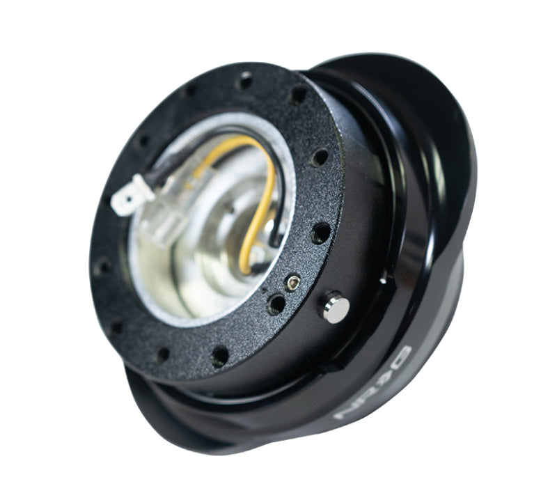 NRG Quick Release Gen 2.2 - Black Body / Shiny Black Oval Ring (SRK-220BK) - photo 3