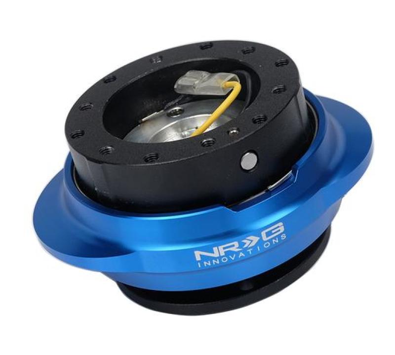 NRG Quick Release Gen 2.2 - Black Body / Shiny Blue Oval Ring (SRK-220BK/BL)
