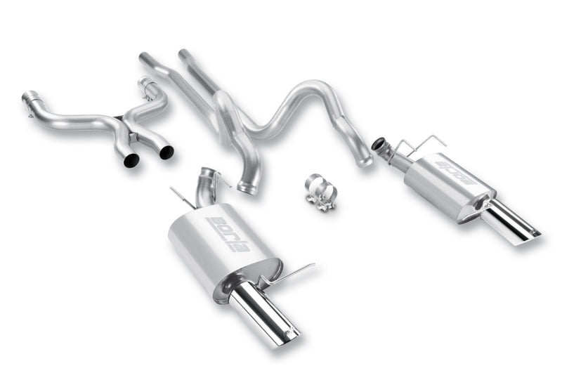 Borla 2011-2012 Mustang GT 5.0L 8cyl 6spd RWD Aggressive ATAK Cat-Back Exhaust - photo 2