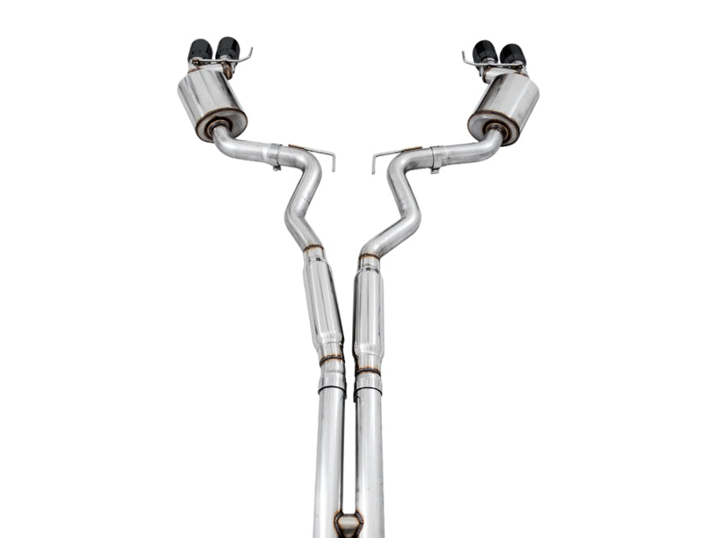 AWE Tuning 2018+ Ford Mustang GT (S550) Cat-Back Exhaust - Touring Edition (Quad Diamond Black Tips) - photo 6