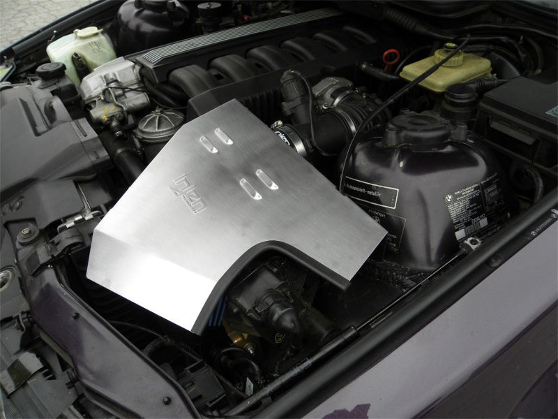 Injen 1992-1999 BMW E36 323i/325i/328i/M3 3.0L Polished Air Intake w/ Heat-Shield and Louvered Top Cover (injSP1105P)