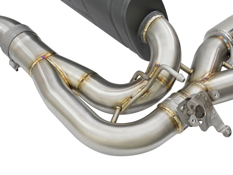 aFe 2016-2018 BMW M2 L6-3.0L MACH Force-Xp 3in to 2.5in 304 Stainless Steel Cat-Back Exhaust System-Quad Polish Tips - photo 4