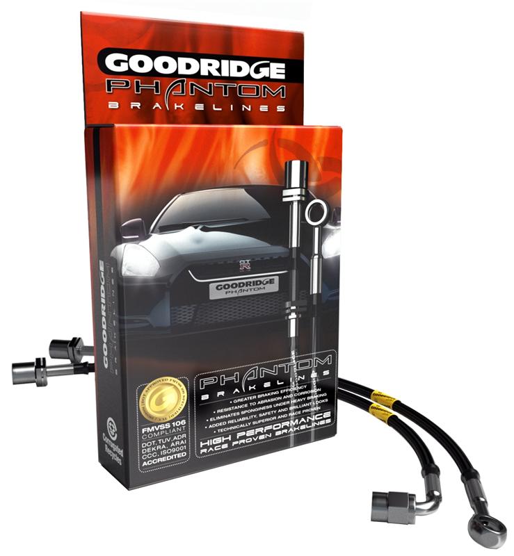 Goodridge 09-16 Nissan GTR R-35 Phantom Stainless Steel Brake Line Kit