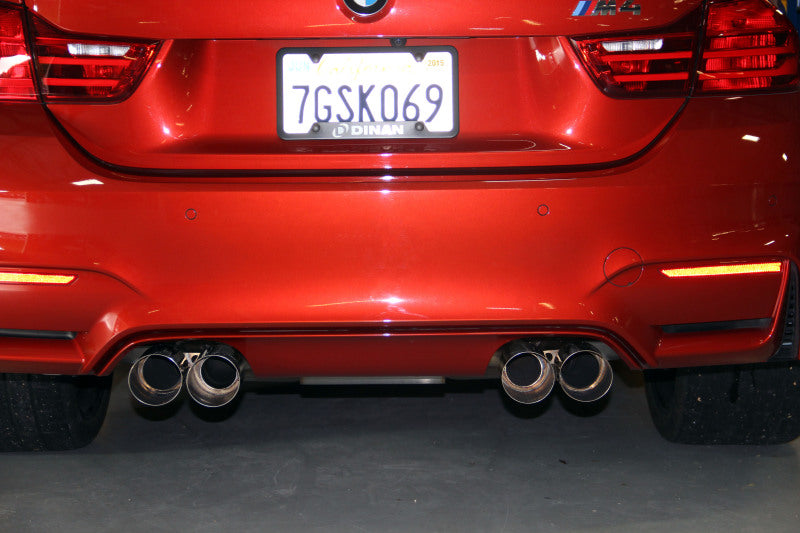 Dinan 2015-2020 BMW M3/M4 (F80/F82/F83) Free Flow Axle-Back Exhaust System - Black Tips - photo 6