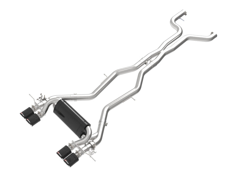 aFe 2023-2025 BMW M2 L6-3.0L (G87) MACH Force-Xp Cat-Back Exhaust with Carbon Fiber Tip