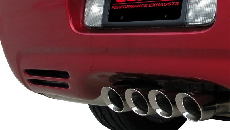 CORSA Performance 1997-2004 Chevrolet Corvette C5 Z06 5.7L V8 Polished Sport Axle-Back Exhaust - photo 2