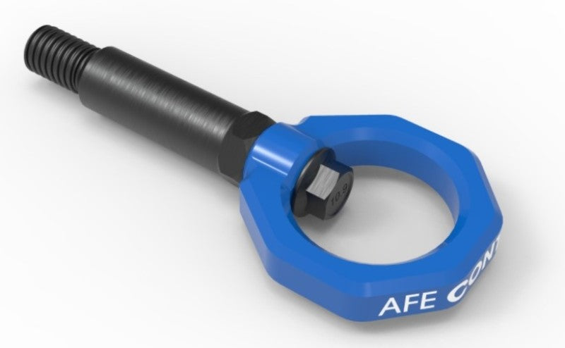 aFe Control Front Tow Hook Blue 20-21 Toyota GR Supra (A90) (450-721001-L)