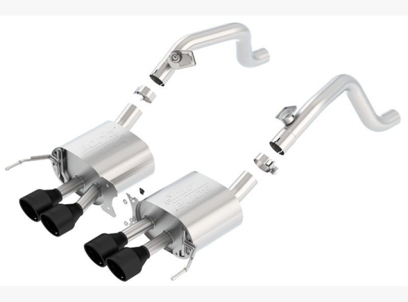 Borla 2014-2018 C7 Corvette Stingray Axle-Back ATAK Exhaust 2.75in To Muffler Dual 2.0in Out 4.25in Tip