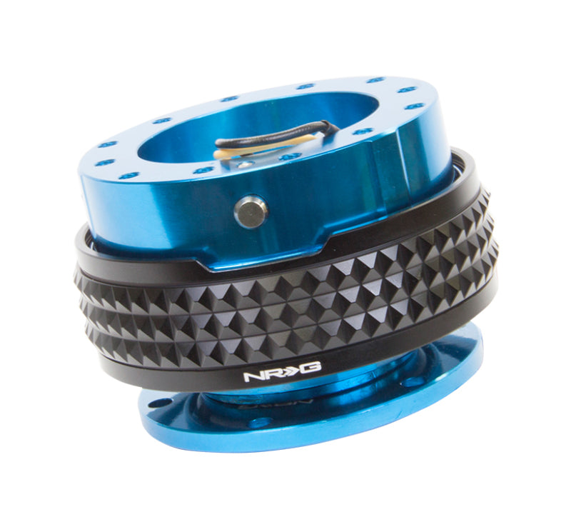 NRG Quick Release Kit - Pyramid Edition - Blue Body / Black Pyramid Ring (SRK-210BL/BK)