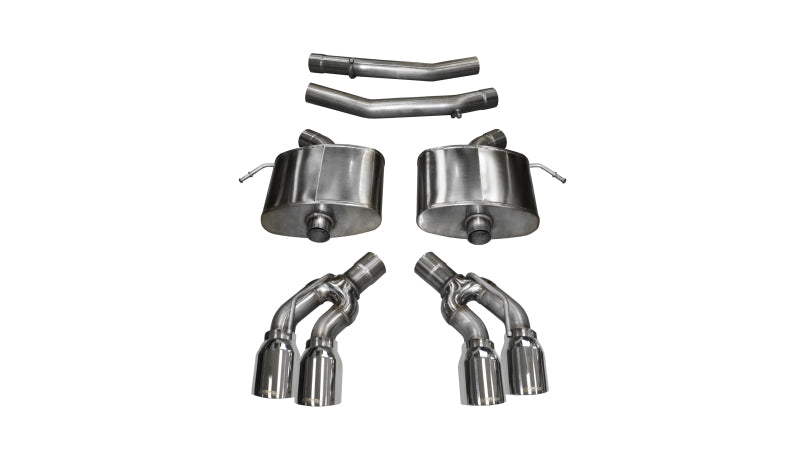 CORSA Performance 2016-2019 Cadillac CTS V Sedan 6.2L V8 2.75in Polished Sport Axle-Back Exhaust