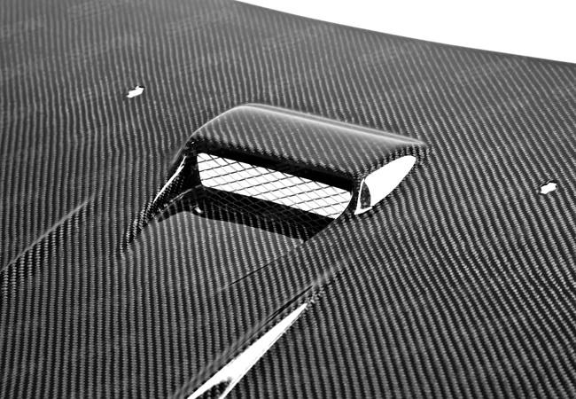 Seibon 2008-2012 Mitsubishi Lancer Evo X DV-Style Carbon Fiber Hood - photo 3
