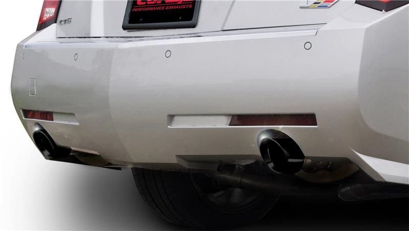 CORSA Performance 2011-2014 Cadillac CTS Wagon V 6.2L V8 Black Sport Axle-Back Exhaust - photo 5
