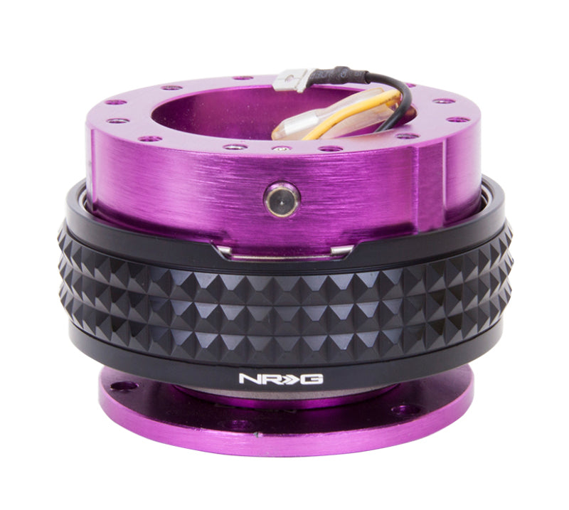 NRG Quick Release Kit - Pyramid Edition - Purple Body / Black Pyramid Ring (SRK-210PP/BK) - photo 2