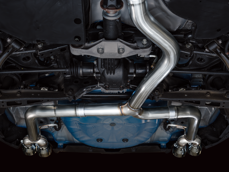 AWE Tuning 2022+ VB Subaru WRX Track Edition Exhaust - Chrome Silver Tips - photo 3