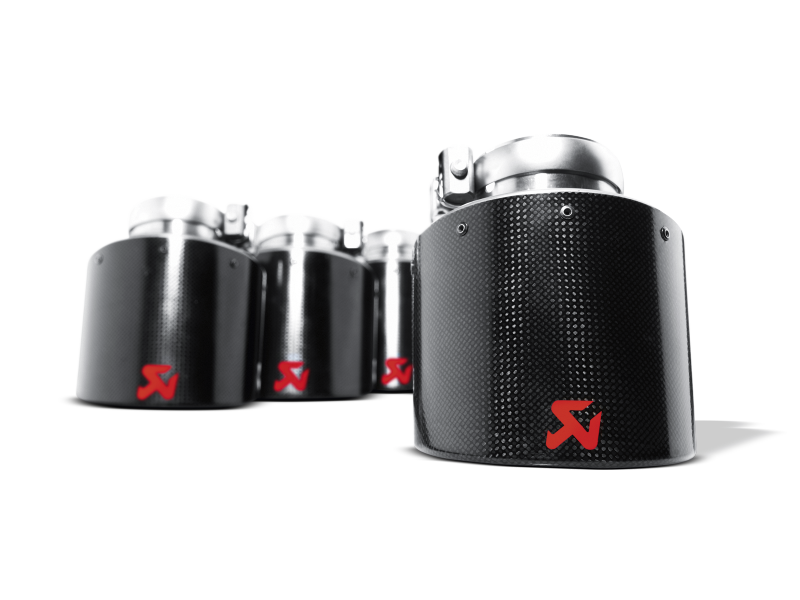 Akrapovic 2008-2025 Nissan GT-R Tail Pipe Set (Carbon 125 mm)