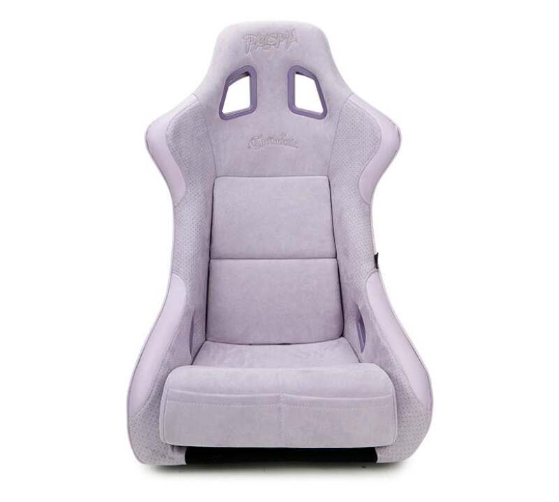 NRG FRP Bucket Seat Prisma-Chromatic Lilac Vegan Suede w/ Chameleon Back