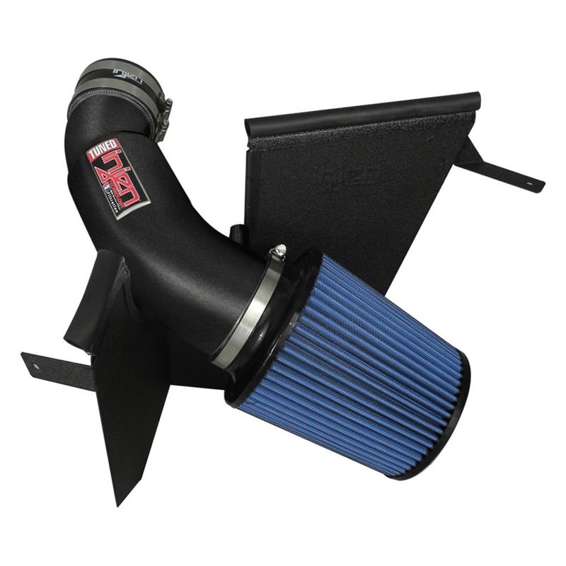 Injen 2013 Jeep Grand Cherokee SRT-8 6.4L V8 Wrinkle Black Short Ram Intake w/ Heat Shield (injPF5013WB)