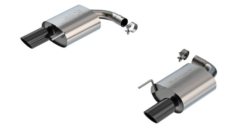 Borla 2024 Ford Mustang GT 5.0L V8 without Active Exhaust S-Type Axle-Back Exhaust System - Black Chrome