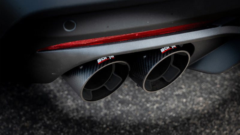 Borla 2024 Ford Mustang GT 5.0L V8 3 in ATAK Cat-Back Non-Active Exhaust - Carbon Fiber Quad Tip - photo 2
