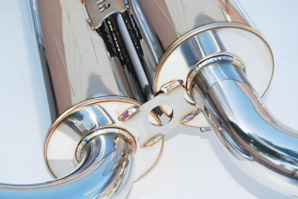 Invidia 2007+ Infiniti G37 Coupe Gemini Single Layer Titanium Tip Cat-Back Exhaust - photo 3