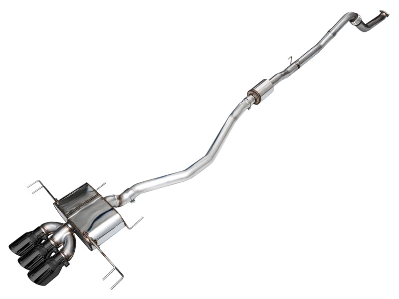 AWE Tuning 2023 Honda Civic Type R FL5 Touring Edition Exhaust with Triple Diamond Black Tips