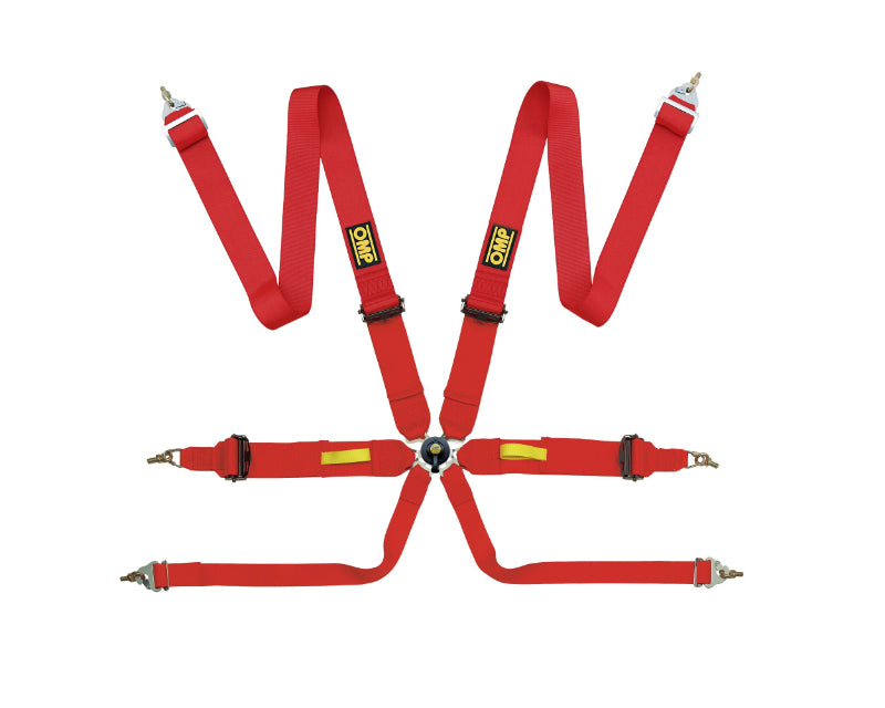 OMP Tecnica 3 Safety Harness Red (DA0-0203-A01-061)