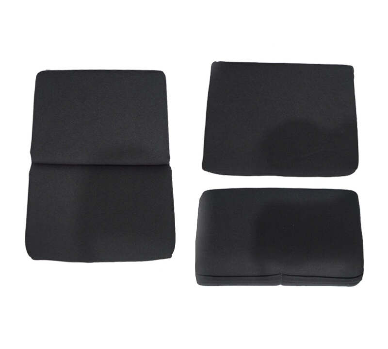 NRG FRP Bucket Seat Cushion - Black Fabric 3 Pcs (SC-300BK)